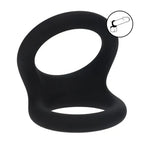 Shots Toys LEVELZ Double O Silicone Cock & Ball Ring Large Black