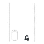 Shots Toys LEVELZ Tri O Ergo Silicone Cock & Ball Ring Black