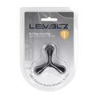 Shots Toys LEVELZ Tri O Ergo Silicone Cock & Ball Ring Black