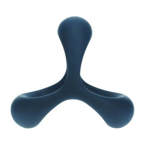 Shots Toys LEVELZ Tri O Ergo Silicone Cock & Ball Ring Black