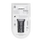 Shots Toys LEVELZ Silicone Cock Ring & Ribbed Sleeve Black