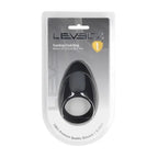Shots Toys LEVELZ Teardrop Silicone Cock Ring Black