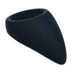 Shots Toys LEVELZ Teardrop Silicone Cock Ring Black