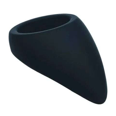 Shots Toys LEVELZ Teardrop Silicone Cock Ring Black