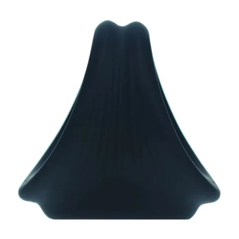 Shots Toys LEVELZ Silicone Cock & Ball Harness Cock & Ball Ring Black