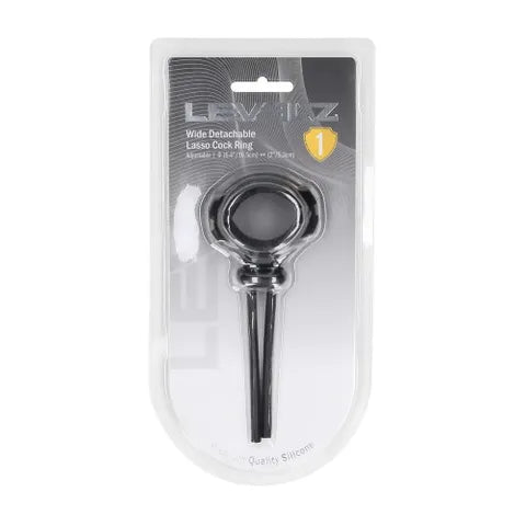 Shots Toys LEVELZ Wide Detachable Lasso Cock Ring Black