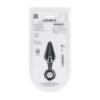 Shots Toys LEVELZ Silicone Anal Plug With Loop Black