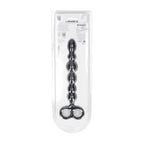 Shots Toys LEVELZ Beaded Silicone Anal Beads With Double Loop Black 24.5cm