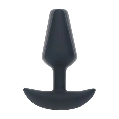 Shots Toys LEVELZ Classic USB Rechargeable Vibrating Silicone Anal Plug Small Black