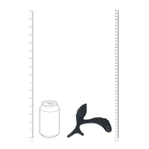 Shots Toys LEVELZ USB Rechargeable Vibrating Cock & Ball Ring With Shaft Loop Black