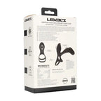 Shots Toys LEVELZ USB Rechargeable Vibrating Cock & Ball Ring With Shaft Loop Black