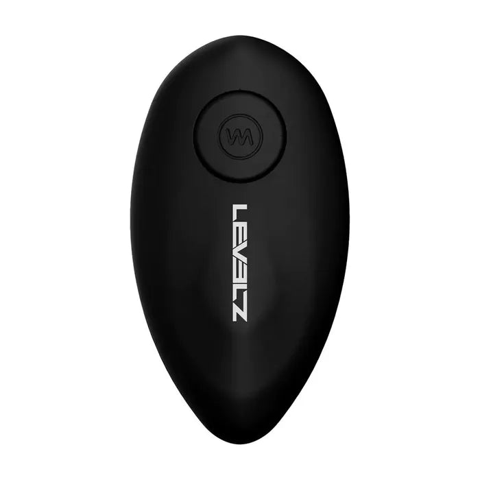 Shots Toys LEVELZ Remote Controlled Vibrating TriO Cock Ring With Prostate Stimulator Black