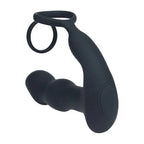 Shots Toys LEVELZ Remote Controlled Prostate Stimulator With Cock Ring Black