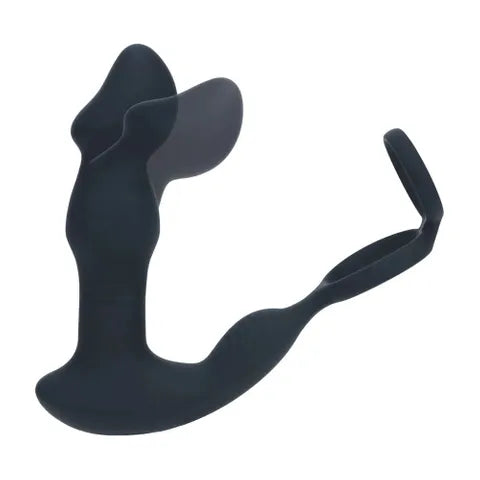 Shots Toys LEVELZ Remote Controlled Prostate Stimulator With Cock Ring Black