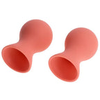 Sex & Mischief Peaches N CreaMe Silicone Nipple Suckers Set Of 2 Peach