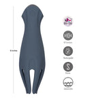 Maia LEO USB Rechargeable Penis Head Tickler Grey