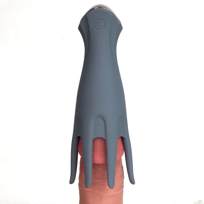Maia LEO USB Rechargeable Penis Head Tickler Grey