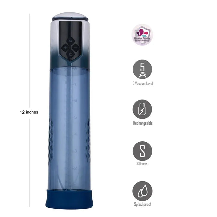 Maia ARCHER USB Rechargeable Automatic Penis Pump Blue