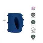 Maia ROMEO USB Rechargeable Vibrating Girth Enhancer Sleeve Blue