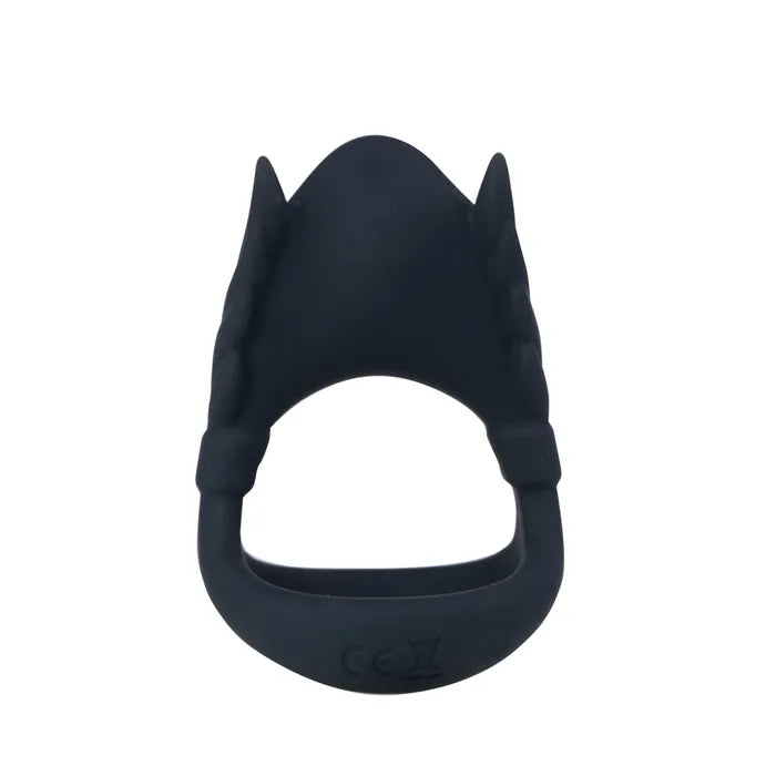 Maia ROCKY USB Rechargeable Vibrating Cock & Balls Ring Black