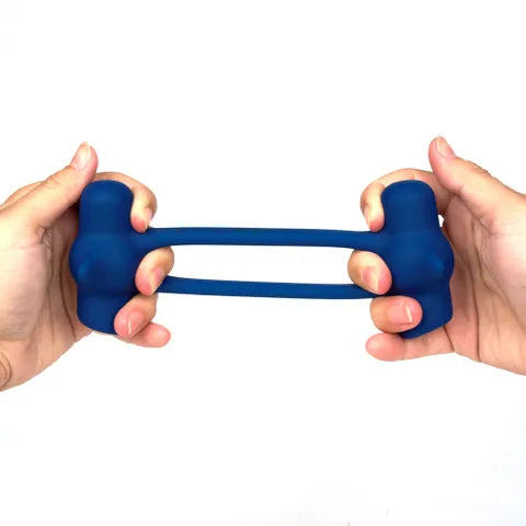 Maia RONAN USB Rechargeable Dual Vibrating Cock Ring Blue