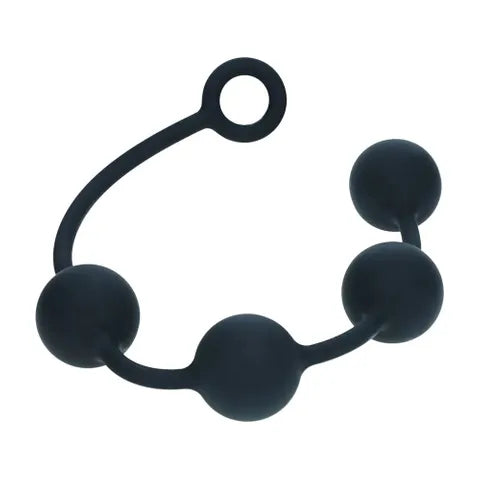 Shots Toys LEVELZ Round Anal Balls Beads Black