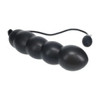 Shots Toys LEVELZ Beaded Inflatable Anal Plug Black