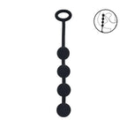 Shots Toys LEVELZ Round Silicone Anal Balls 20mm Black