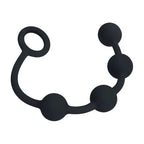 Shots Toys LEVELZ Round Silicone Anal Balls 20mm Black