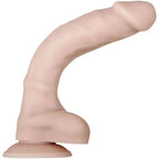 Evolved Real Supple Poseable Silicone Dong 8.25 Inch Flesh Evolved