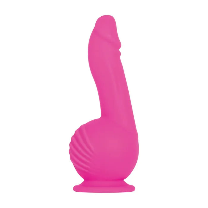 Evolved Ballistic USB Rechargeable Vibrating Dong With Balls Motor & Remote 19cm Pink Evolved