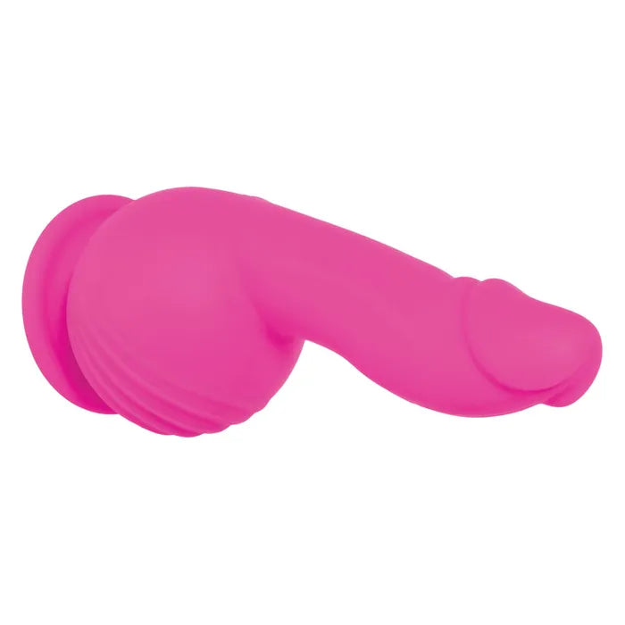 Evolved Ballistic USB Rechargeable Vibrating Dong With Balls Motor & Remote 19cm Pink Evolved