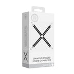 OUCH! Diamond Studded Hogtie Restraint Black Shots Toys