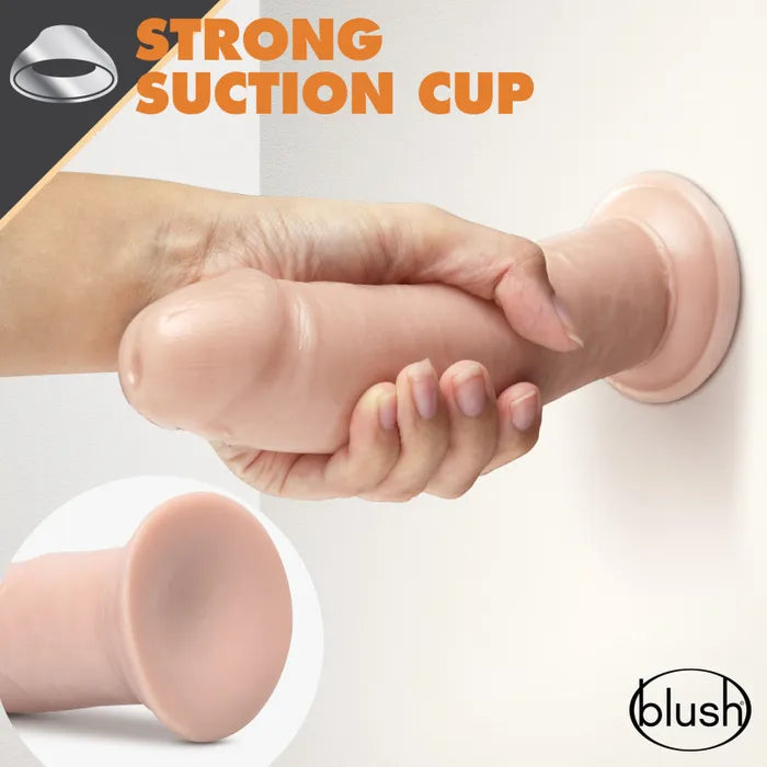 Blush Novelties Dr Skin Glide Self Lubricating Dildo 8 Inch Flesh Blush Novelties
