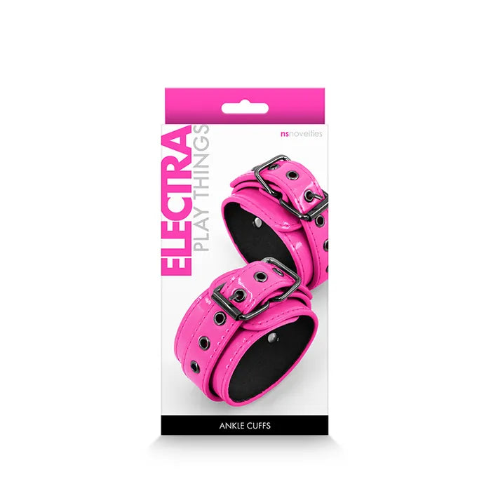 Electra Ankle Cuffs Restraints Pink NS Novelties