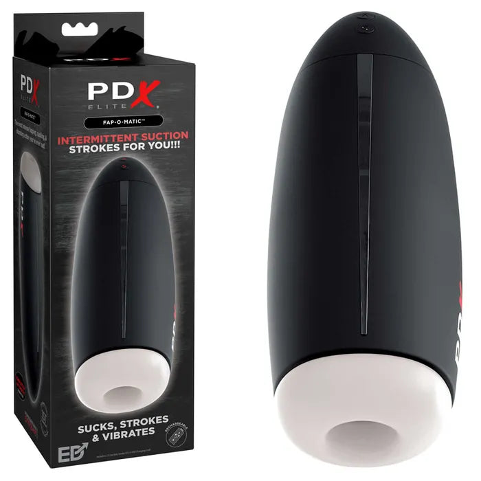 Pipedream Extreme Toys Elite Fap O Matic USB Rechargeable Sucking Masturbator Pipedream