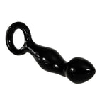 Adam & Eve ADAMS Glass Prostate Massager 16.6cm Black Adam & Eve