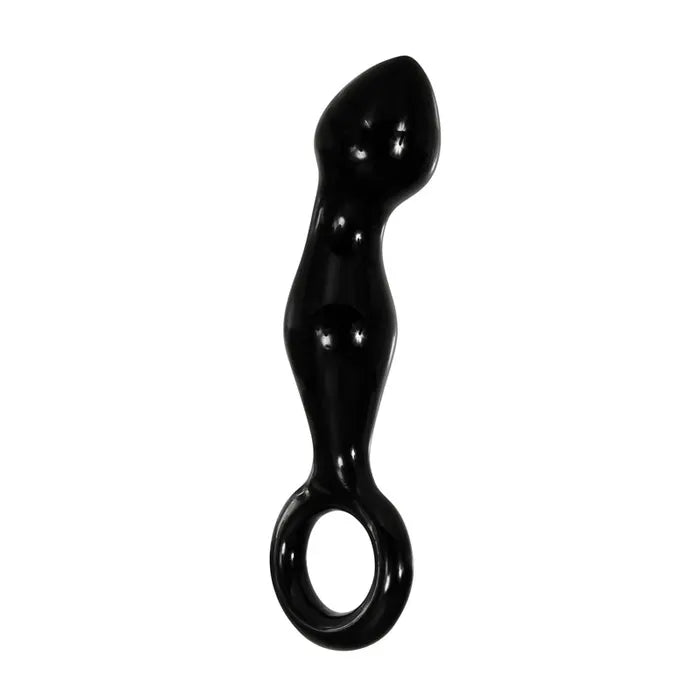 Adam & Eve ADAMS Glass Prostate Massager 16.6cm Black Adam & Eve