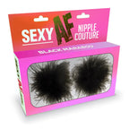 Little Genie Sexy AF Nipple Couture Marabou Reuseable Nipple Pasties