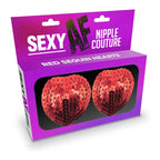 Little Genie Sexy AF Nipple Couture Sequin Reusable Nipple Pasties