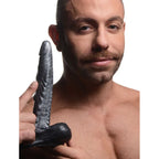 XR Brands Creature Cocks The Gargoyle Rock Hard Silicone Fantacy Dildo 23.6cm Silver XR Brands
