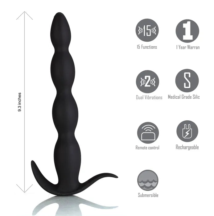 Maia Mason USB Rechargeable Anal Beads With Wireless Remote Maia Toys