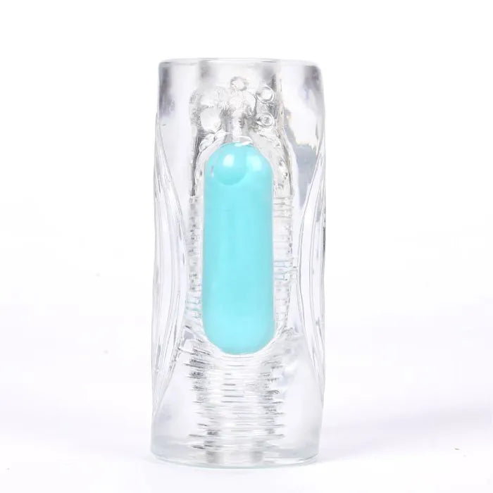 Maia Aster Vibrating Stroker Sleeve Clear Maia Toys