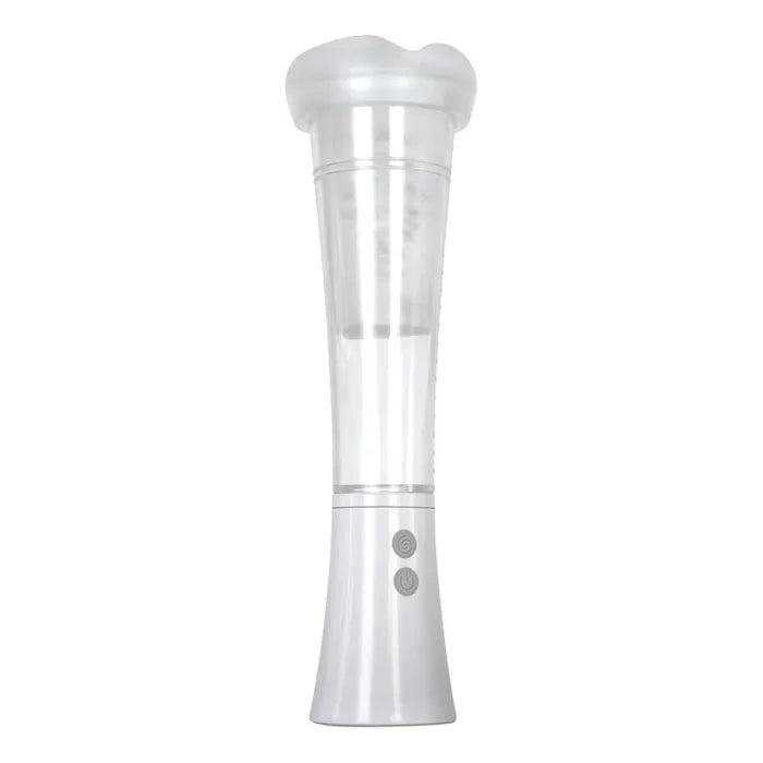 Zero Tolerance Sucking Good USB Rechargeable Vibrating Masturbator White Zero Tolerance