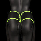 OUCH! Glow In The Dark Strap-on Harness - Glow in Dark 14.5 cm Strap-On Shots Toys
