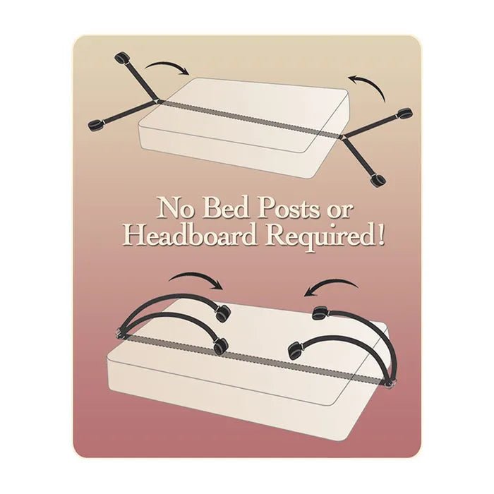 Fetish Fantasy Series Bed Bindings Restraint Kit Pipedream