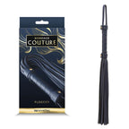 Bondage Couture Flogger - Black - Black Flogger Whip NS Novelties