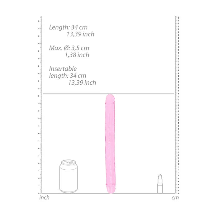 Shots Toys REALROCK Double Dong 14 Inch Shots Toys