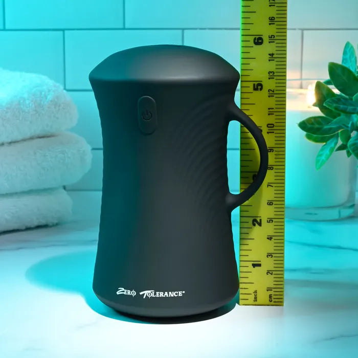 Zero Tolerance GYRO STROKE USB Rechargeable Powered Masturbator Black Zero Tolerance