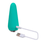 Gender X O CONE USB Rechargeable Bullet Vibrator Blue Gender X